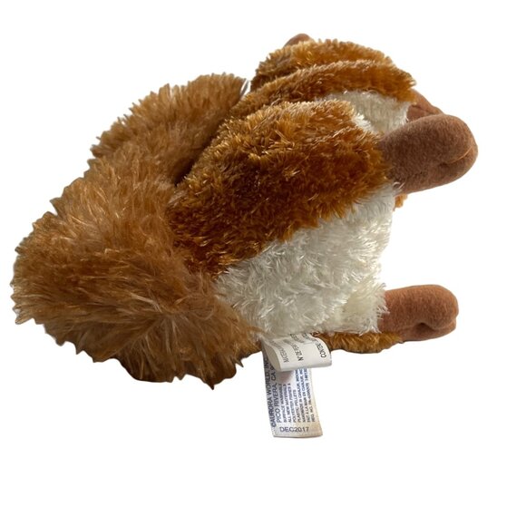 Aurora Plush Squirrel Stuffed Animal Toy 7" Brown & White Polyester Fibers - Picture 3 of 8